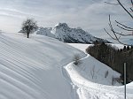 Camminata con e senza ciaspole alle cascine del Monte di Zambla (11 febbraio 09)  -  FOTOGALLERY